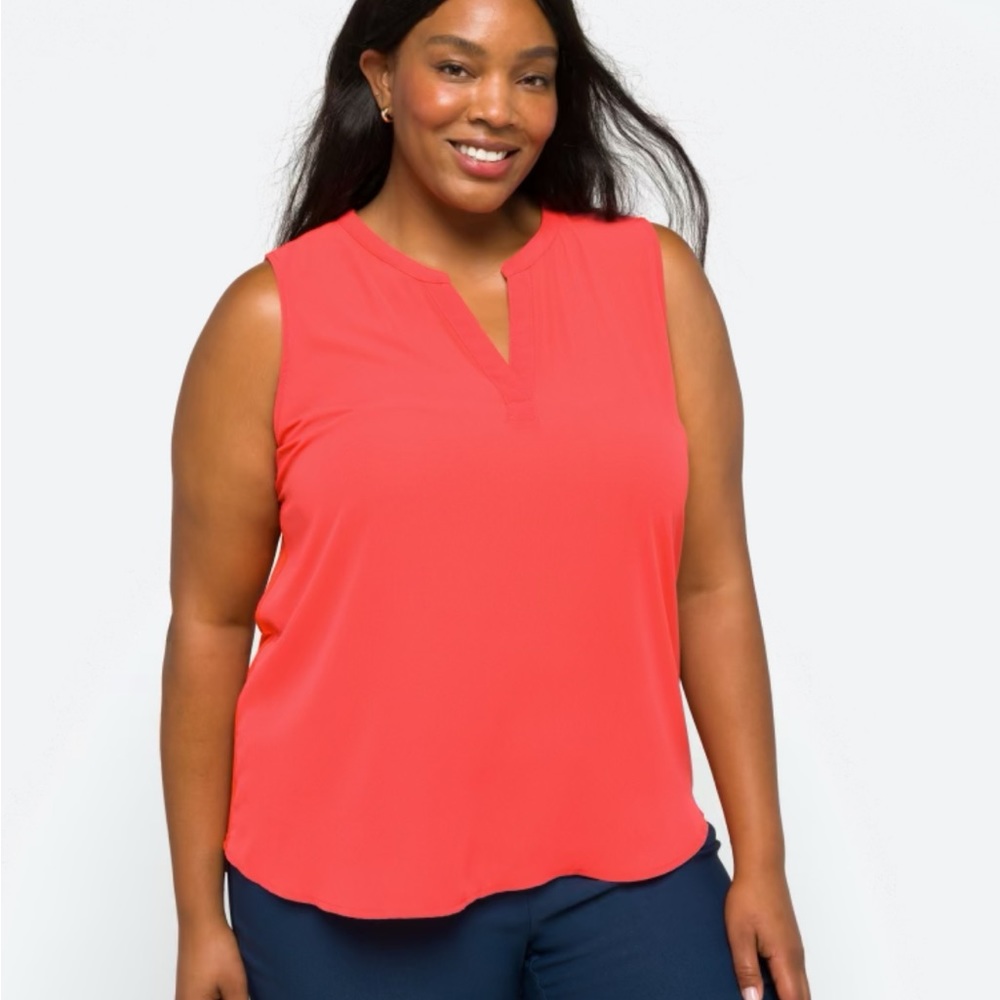 PAPERMOON
Fayette Mixed Material Blouse | 2X